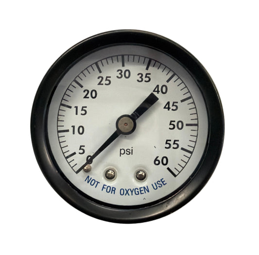 Back Mounted Pressure Gauge